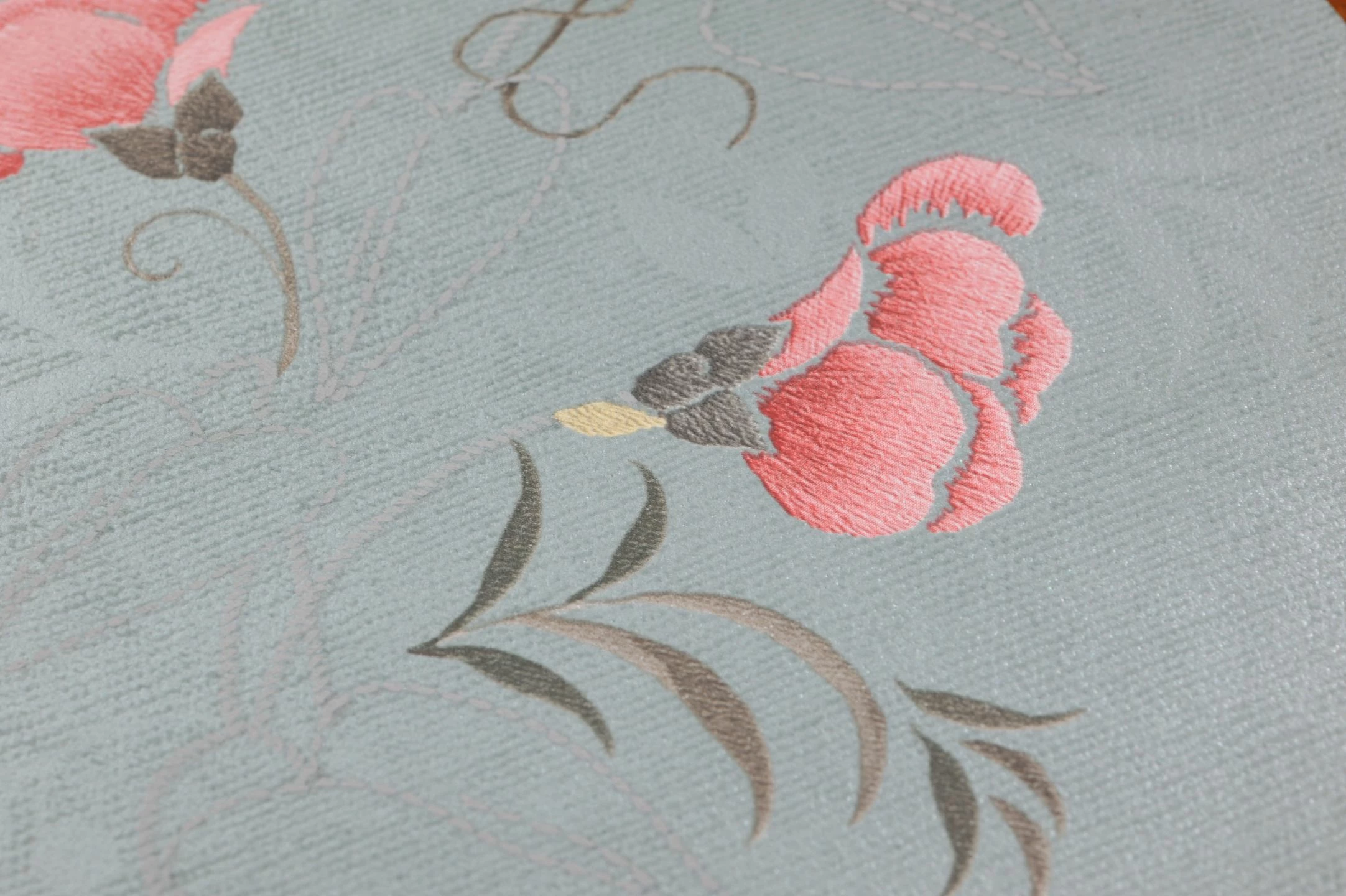 Tapete Marley Türkisgrau 4 Tapete Marley Türkisgrau – Bild 2