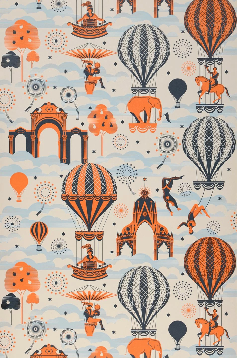 Tapete Rosi Orange 4 Tapete Rosi Orange – Bild 2