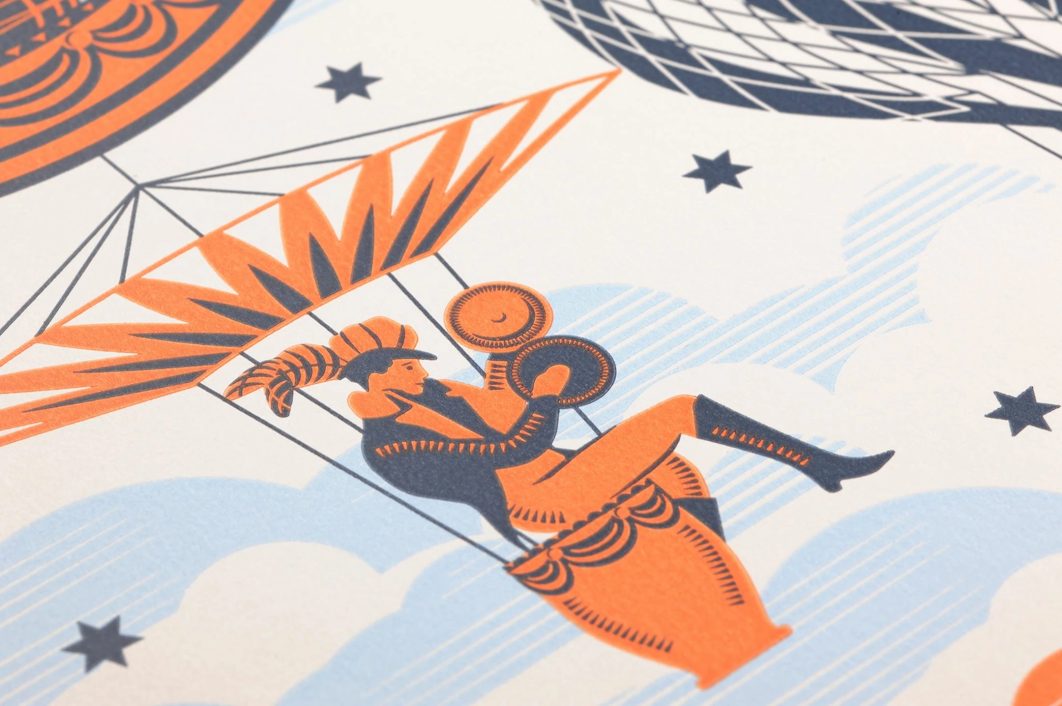 Tapete Rosi Orange 5 Tapete Rosi Orange – Bild 3