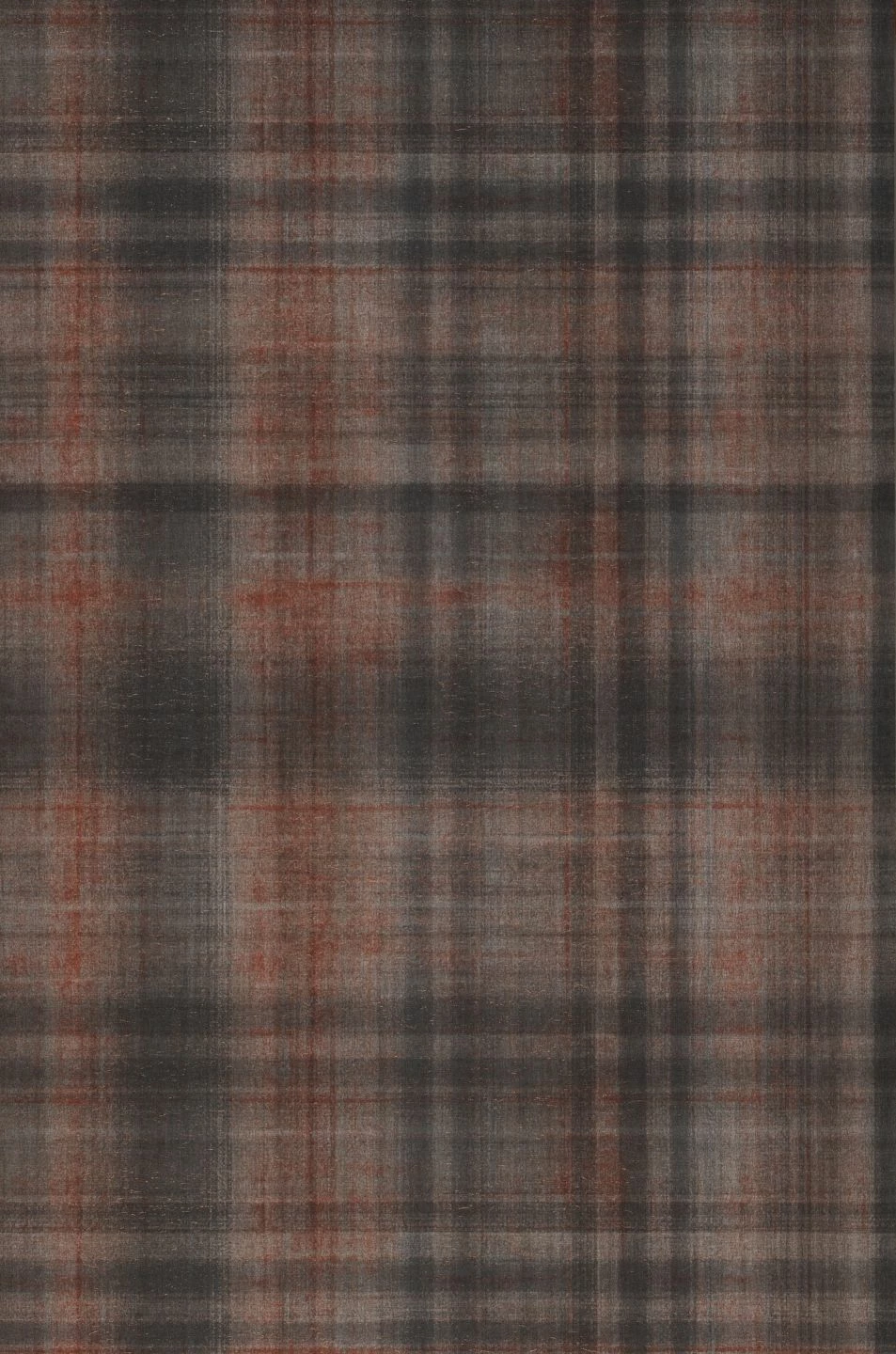 Tapete Shabby Tartan Kupferbraun 4 Tapete Shabby Tartan Kupferbraun – Bild 2
