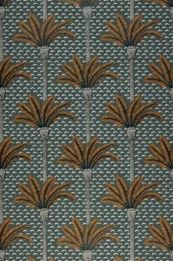 Tapete Palm Luxe Blaugrün 7 Tapete Palm Luxe Blaugrün -Geschaft Tapeten 864632 A Palm Luxe 2880x1440