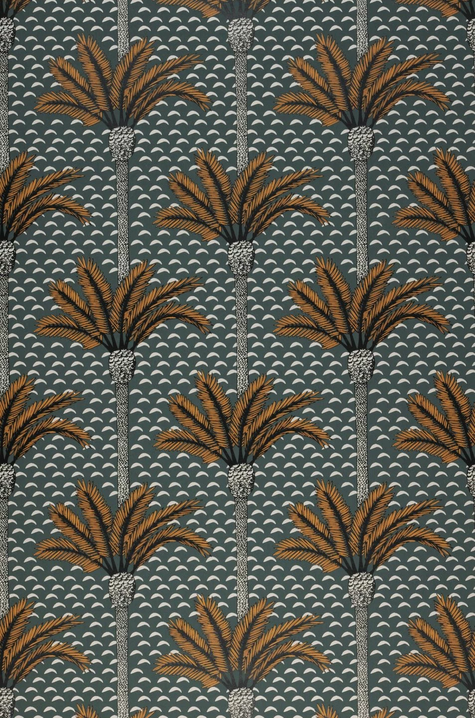 Tapete Palm Luxe Blaugrün 4 Tapete Palm Luxe Blaugrün – Bild 2
