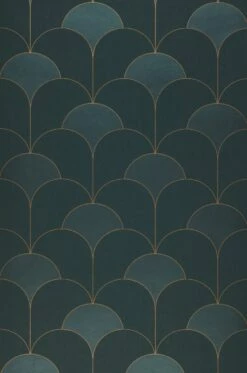 Tapete Sumba Schwarzgrün -Geschaft Tapeten 864662 A Sumba 2880x1440