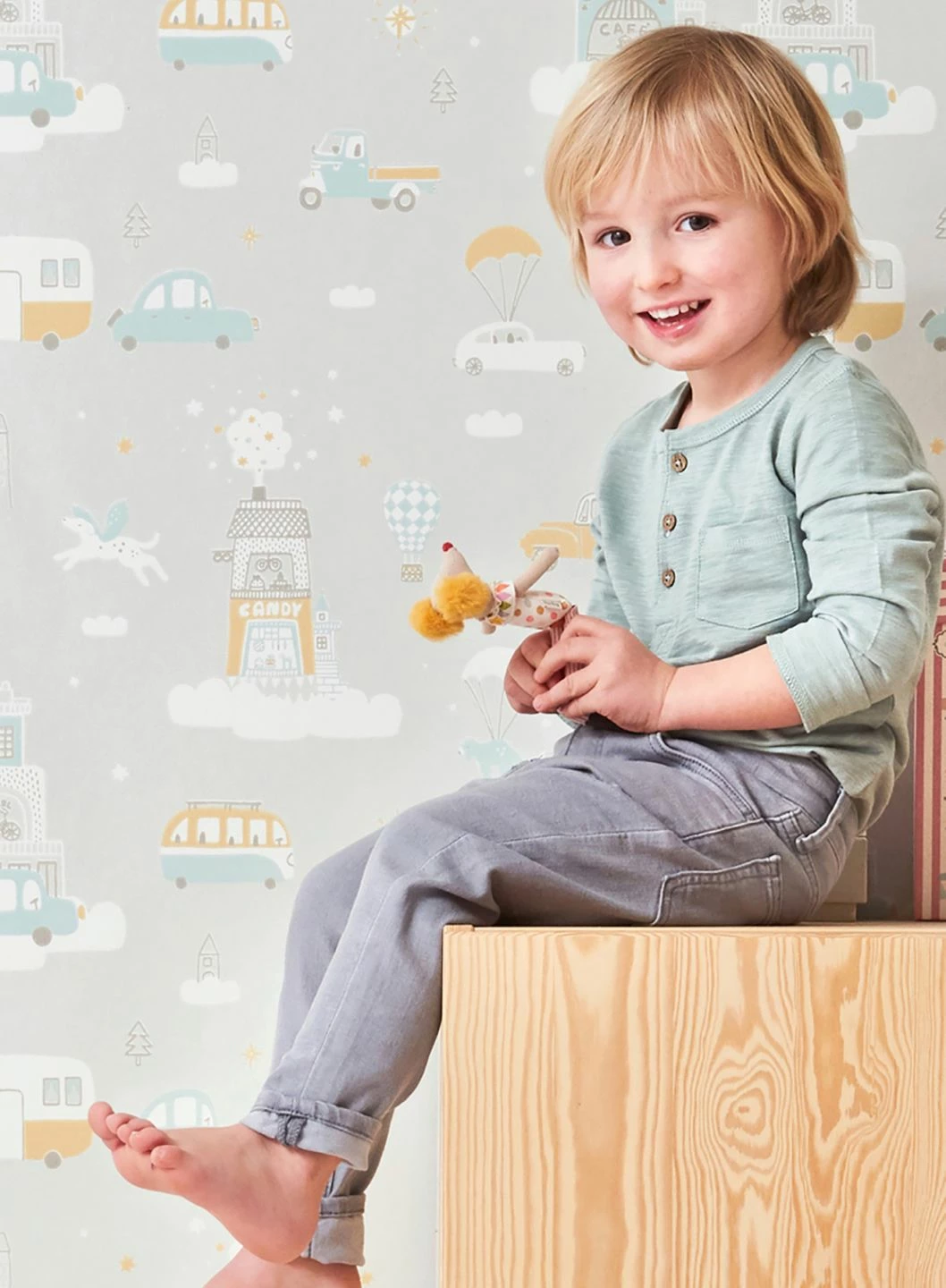 Tapete Above The Clouds Weissgrau 5 Tapete Above The Clouds Weissgrau – Bild 3