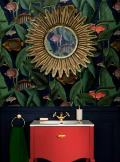 Tapete Acuario Dunkelblau -Geschaft Tapeten Acuario B 431581 2880x1440