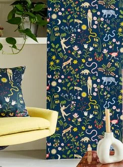 Tapete Adam And Eve Stahlblau -Geschaft Tapeten Adam and Eve B 463002 2880x1440