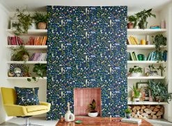 Tapete Adam And Eve Stahlblau -Geschaft Tapeten Adam and Eve C 463002 2880x1440