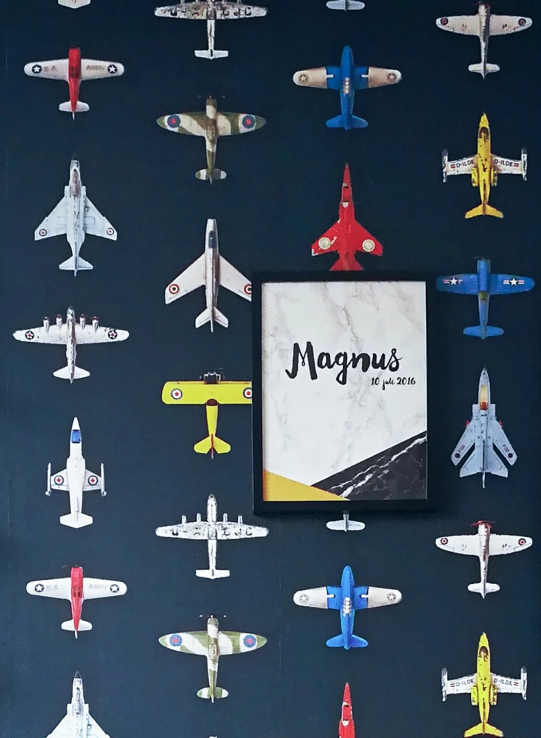 Tapete Airplanes 02 Graublau 3 Tapete Airplanes 02 Graublau