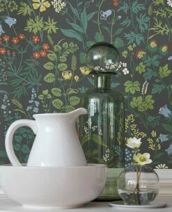 Tapete Aislinn Blaugrün