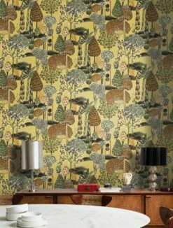 Tapete Akari Blassgelb -Geschaft Tapeten Akari B 626141 2880x1440