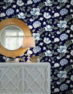 Tapete Alba Dunkelblau -Geschaft Tapeten Alba C 790352 2880x1440