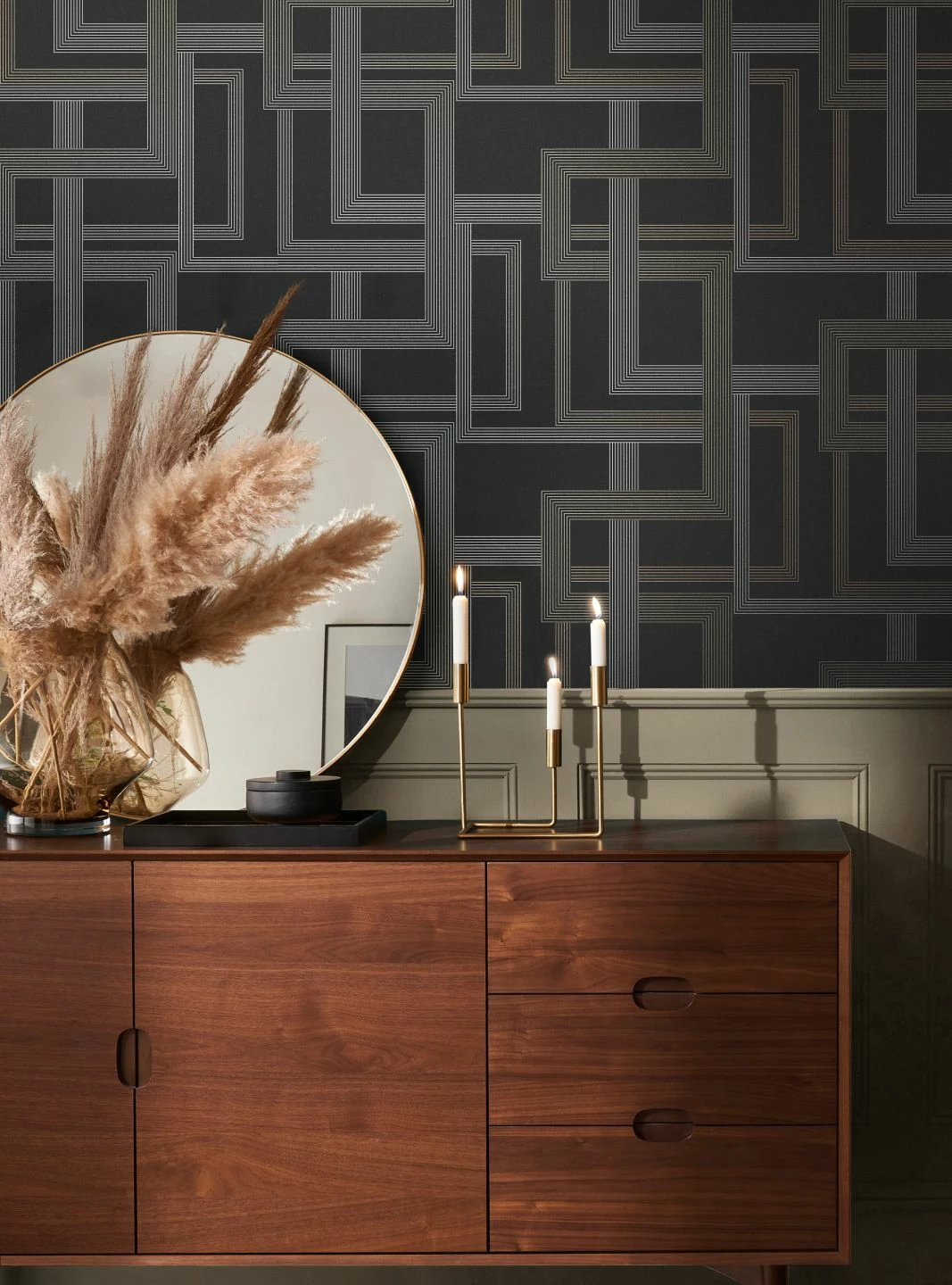 Tapete Alcamo Anthrazit 6 Tapete Alcamo Anthrazit – Bild 4