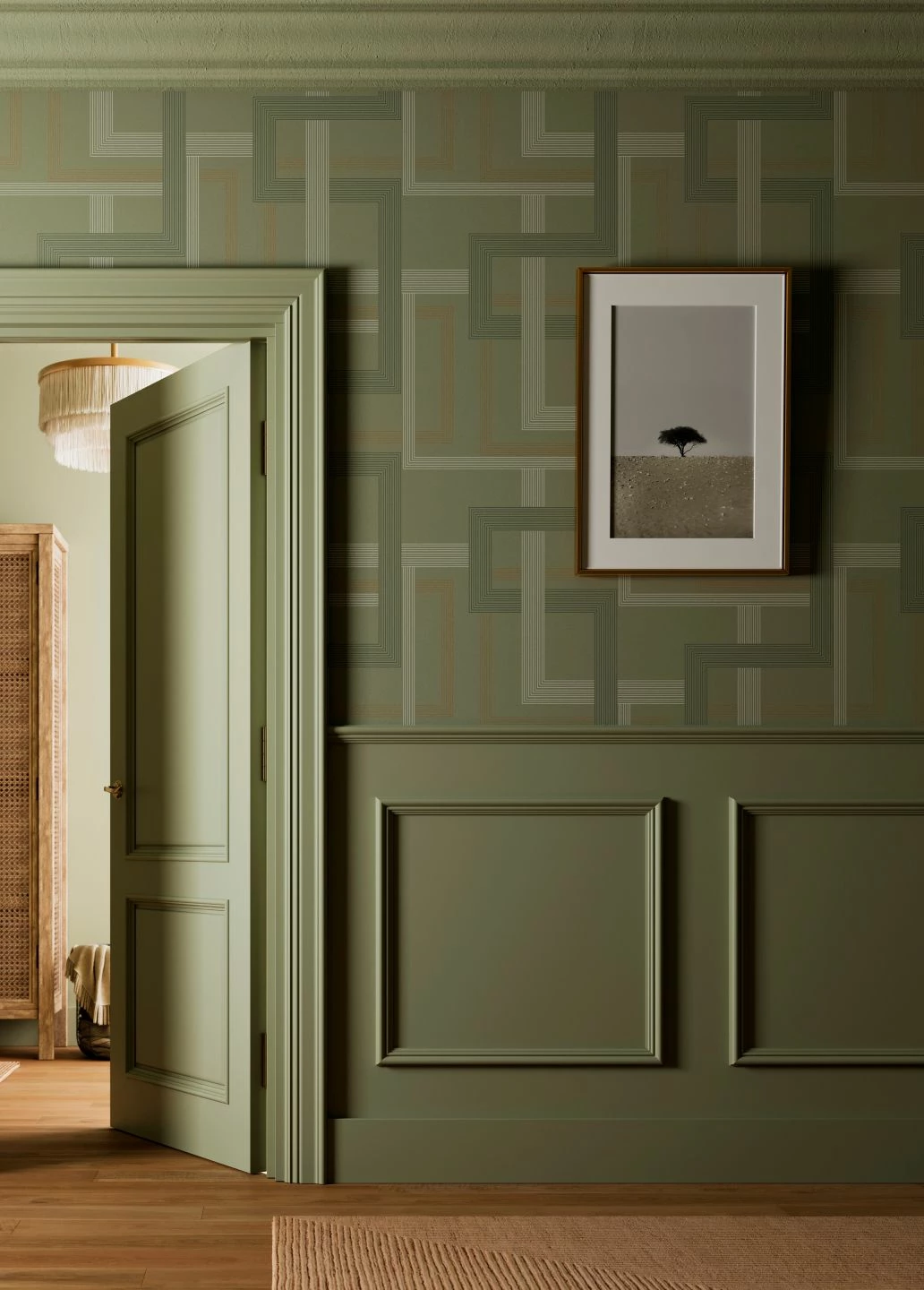 Tapete Alcamo Blassgrüngrau 6 Tapete Alcamo Blassgrüngrau – Bild 4