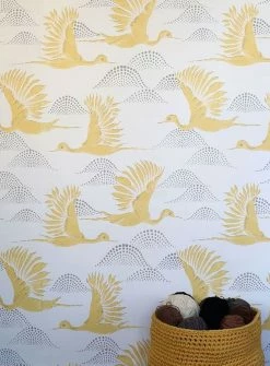 Tapete Alva Maisgelb