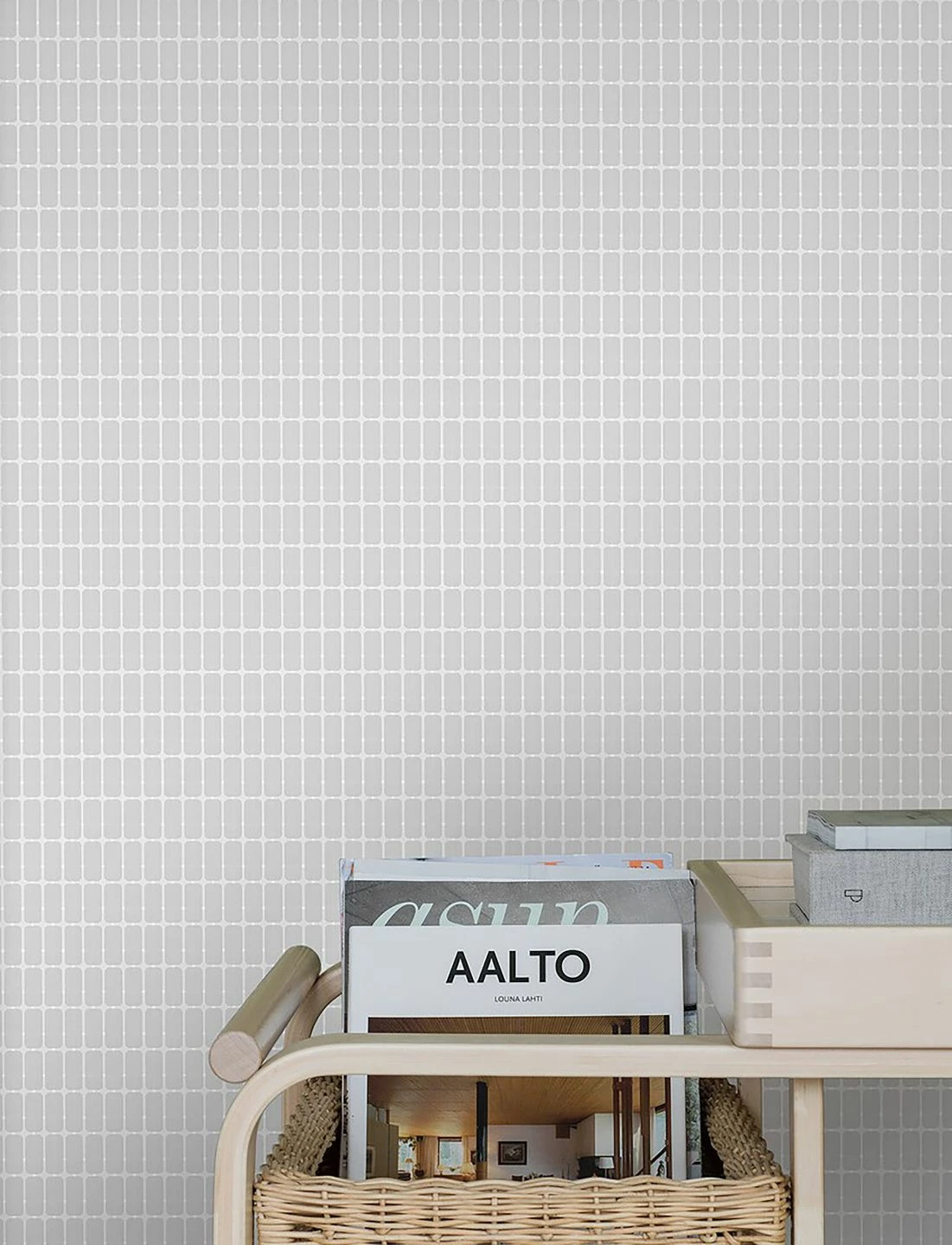 Tapete Alvar Grauweiss 3 Tapete Alvar Grauweiss