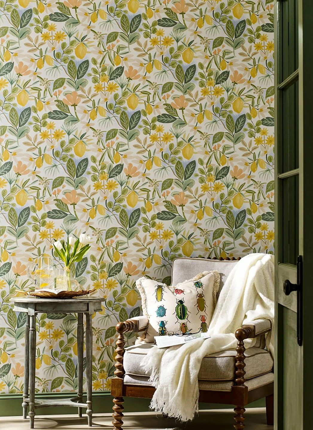 Selbstklebende Tapete Amalfi Fruits Grüntöne 4 Selbstklebende Tapete Amalfi Fruits Grüntöne – Bild 2