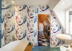 Tapete Andy Warhol - Marilyn Pink Metallic -Geschaft Tapeten Andy Warhol Marilyn D 320241EYEILTbGz2ucY 2880x1440