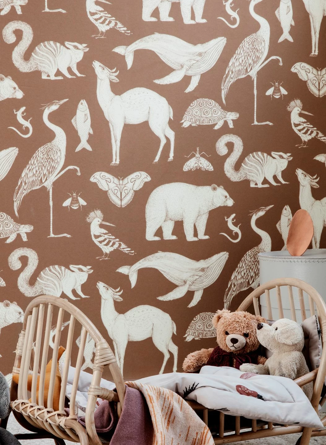 Ferm LIVING Tapete Animal Beigebraun 5 Ferm LIVING Tapete Animal Beigebraun – Bild 3