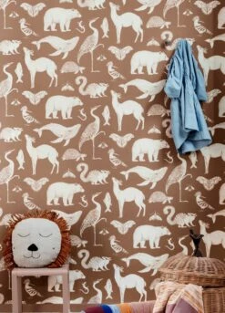 Ferm LIVING Tapete Animal Beigebraun 9 Ferm LIVING Tapete Animal Beigebraun -Geschaft Tapeten Animal C 420262 2880x1440