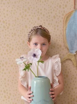 Tapete Animal Dots Blasspastellorange