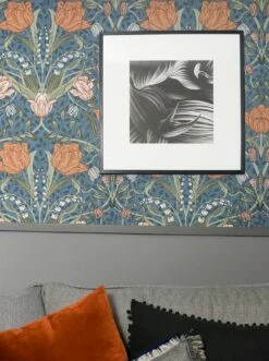 Tapete Anita Taubenblau -Geschaft Tapeten Anita B 485012 2880x1440