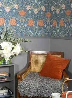 Tapete Anita Taubenblau -Geschaft Tapeten Anita C 485012 2880x1440