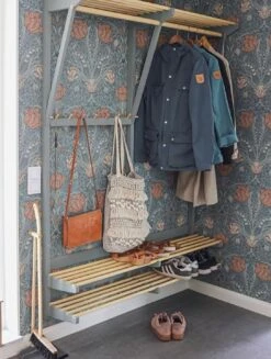 Tapete Anita Taubenblau -Geschaft Tapeten Anita D 485012 2880x1440