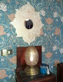 Tapete Anita Taubenblau -Geschaft Tapeten Anita K 485012 2880x1440