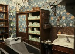 Tapete Anita Taubenblau -Geschaft Tapeten Anita O 485012 2880x1440