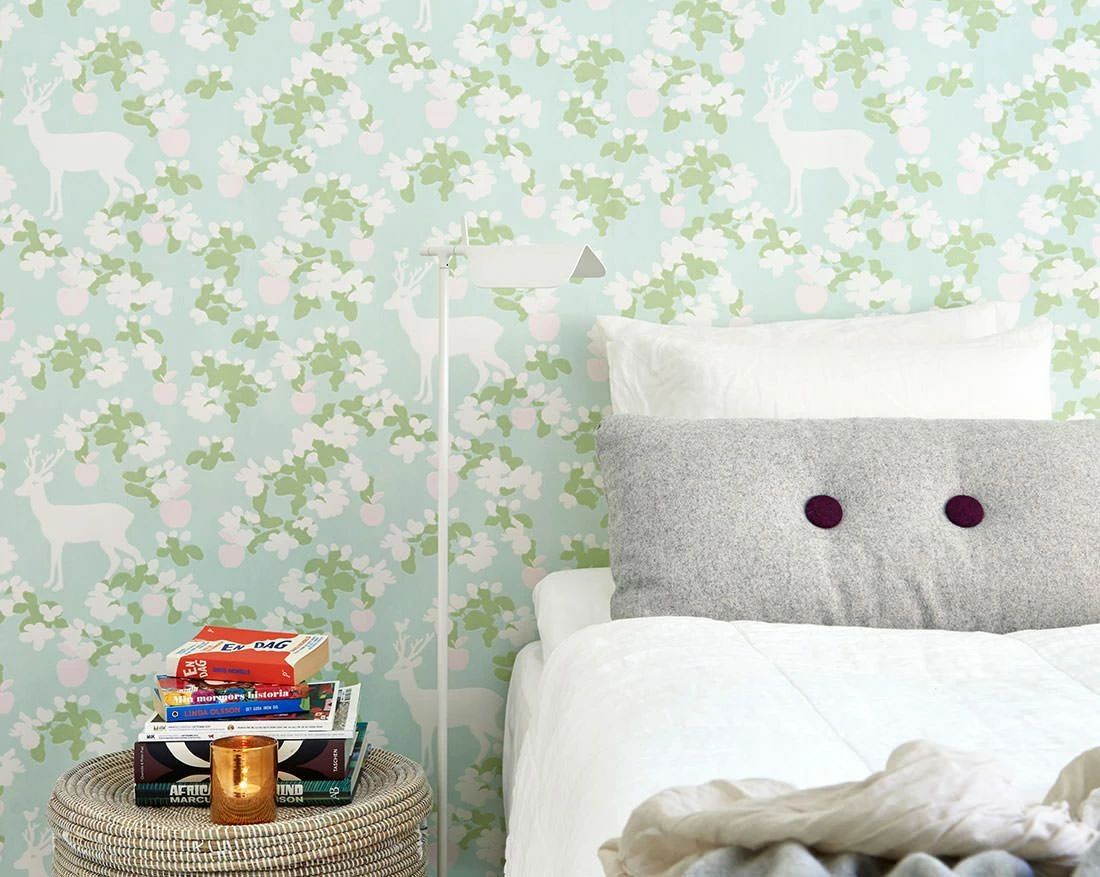 Tapete Apple Garden Farngrün 3 Tapete Apple Garden Farngrün