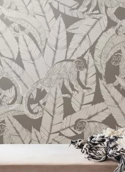 Tapete Arlo Silber Schimmer