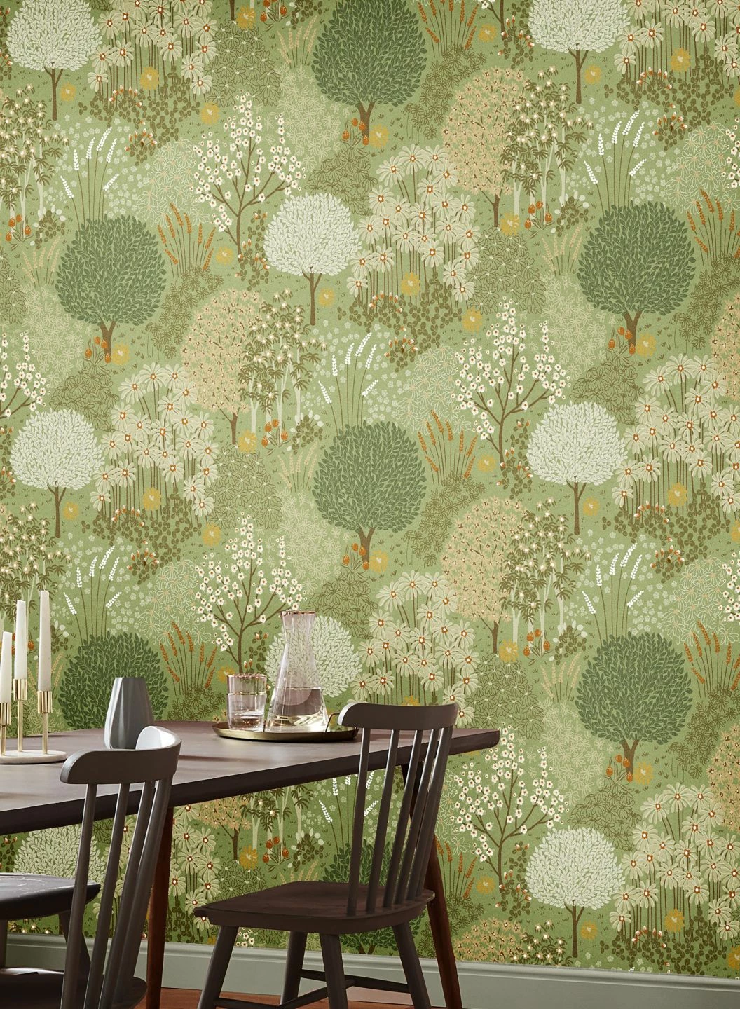 Tapete Aurora Schilfgrün 5 Tapete Aurora Schilfgrün – Bild 3