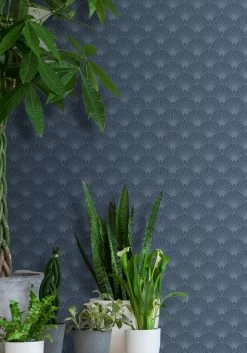 Tapete Babylone Dunkelblau -Geschaft Tapeten Babylone B 431462 2880x1440