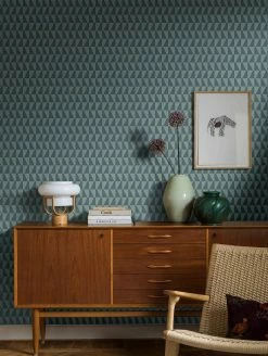 Tapete Balder Graublau -Geschaft Tapeten Balder A 106185 2880x1440