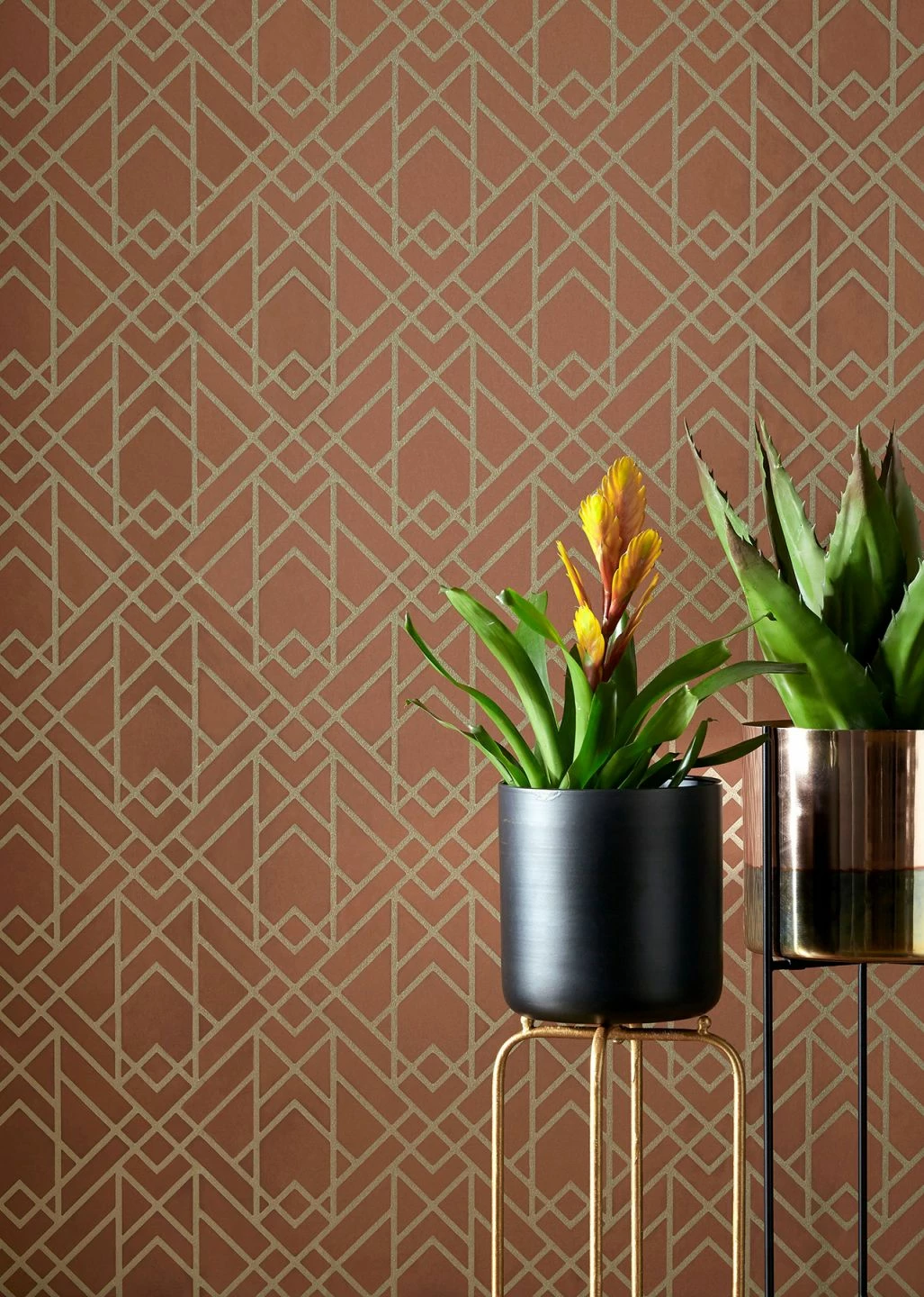 Tapete Baya Kupferbraun 6 Tapete Baya Kupferbraun – Bild 4