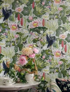 Tapete Bellevue Hellgrau -Geschaft Tapeten Bellevue B 745211 2880x1440