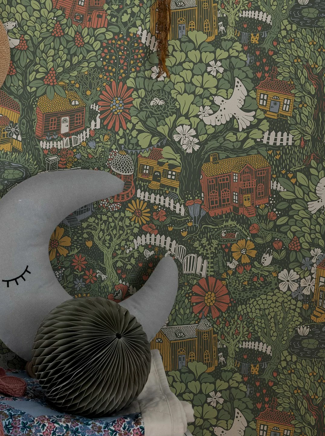 Tapete Birgitta Grüntöne 3 Tapete Birgitta Grüntöne