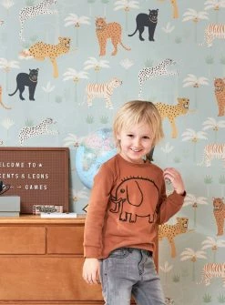 Tapete Black Panther Hellminttürkis -Geschaft Tapeten Black panther B 389252 2880x1440