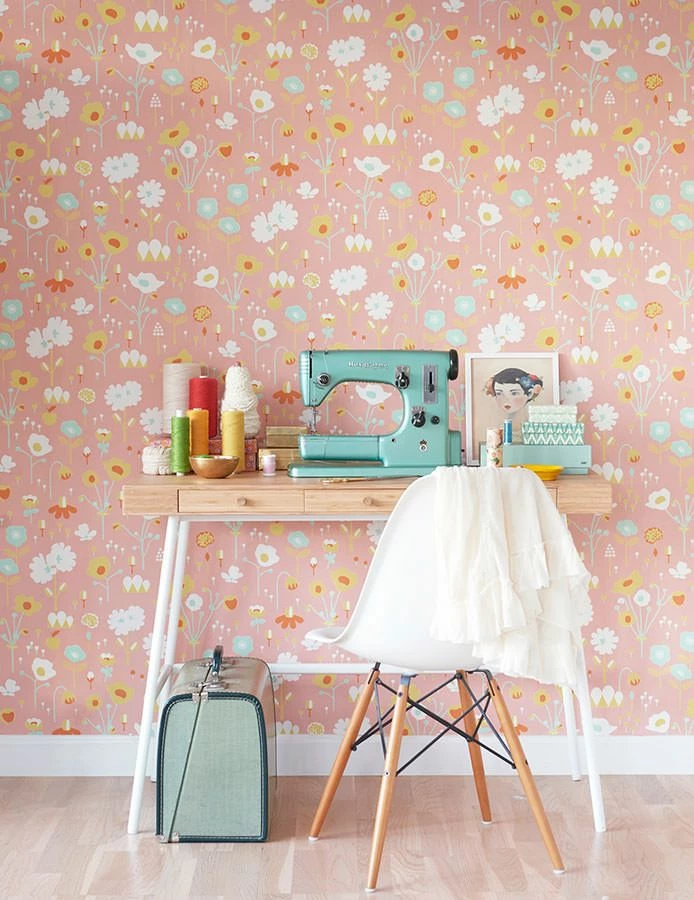 Tapete Bloom Beigerot 5 Tapete Bloom Beigerot – Bild 3