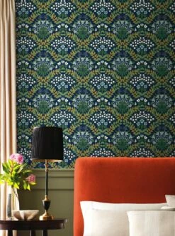 Tapete Bramble Stahlblau -Geschaft Tapeten Bramble B 790464 2880x1440