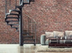 Wandbild Brick Wall Kupferbraun -Geschaft Tapeten Brick Wall B 390731 2880x1440