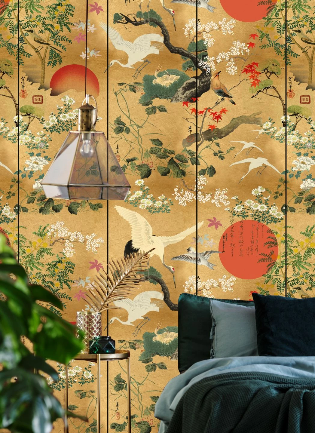 Wandbild Byobu Classic Gold 6 Wandbild Byobu Classic Gold – Bild 4