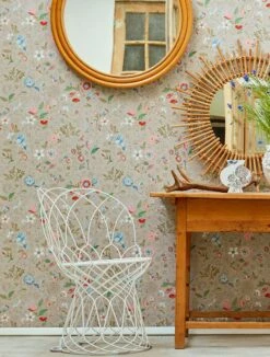 Tapete Carline Hellbeigegrau -Geschaft Tapeten Carline A 821413 2880x1440