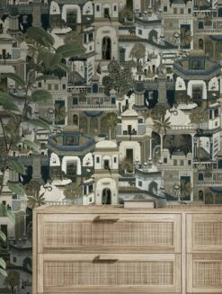 Tapete Casablanca Khakigrau -Geschaft Tapeten Casablanca B 104683 2880x1440