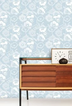 Tapete Catia Hellblau -Geschaft Tapeten Catia B 835201 2880x1440