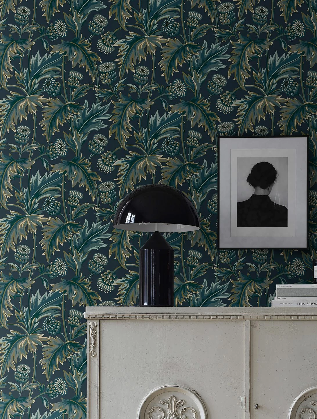 Tapete Charleston Minttürkis 5 Tapete Charleston Minttürkis – Bild 3