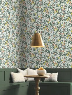 Selbstklebende Tapete Citrus Grove Weiss -Geschaft Tapeten Citrus Grove 790651 2880x1440