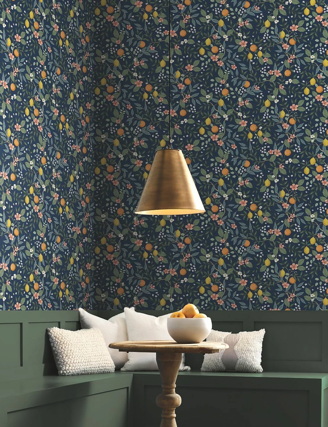 Selbstklebende Tapete Citrus Grove Dunkelblau 5 Selbstklebende Tapete Citrus Grove Dunkelblau – Bild 3