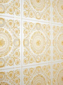 Versace Tapete Clara Perlweiss 9 Versace Tapete Clara Perlweiss -Geschaft Tapeten Clara A 410891 2880x1440
