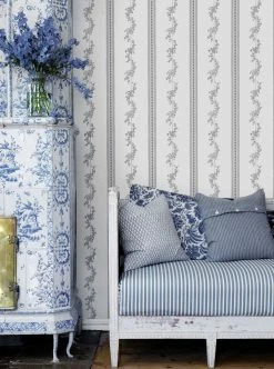 Tapete Claudine Dunkelgrau -Geschaft Tapeten Claudine B 451151 2880x1440